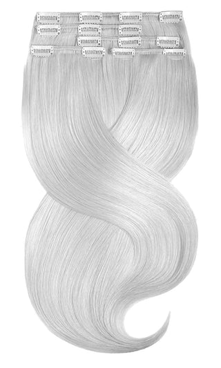CLIP-IN EXTENSIONS LUXURY  Silberblond.