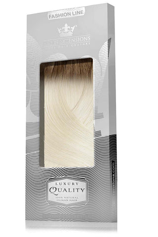 CLIP-IN EXTENSIONS LUXURY  KURZER-ANSATZ Light Natur-Goldbraun & Hellblond.