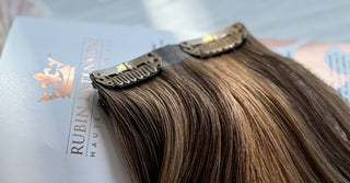 CLIP-IN EXTENSIONS LUXURY Chocolate-Dark Brown & Light Brown-Caramel