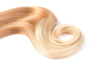 Clip-in Haarverlängerung Honigblond and Hellblond Ombre