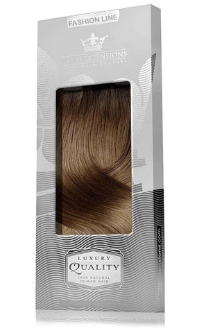 CLIP-IN EXTENSIONS LUXURY  OMBRÉ BALAYAGE Schoko-Dunkelbraun & Hellbraun-Karamell