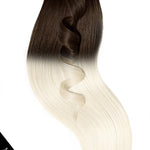 OMBRÉ Schwarz-Braun & Platinblond