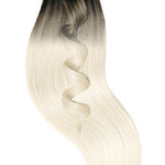 SOMBRE-BALAYAGES, Schwarz-Braun & Platinblond