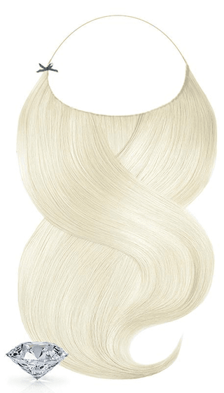 Flip-in Hellblond Pure Diamonds Hair Extensions